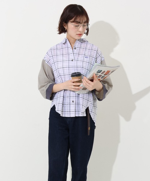 ブラウス シャツ 「軽くて涼しい」スズシゲシアーシャツ レディース KRIFF MAYER Lady's Collection ブラウス シャツ 「軽くて涼しい