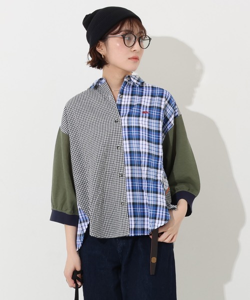 ブラウス シャツ 「軽くて涼しい」スズシゲシアーシャツ レディース KRIFF MAYER Lady's Collection ブラウス シャツ 「軽くて涼しい