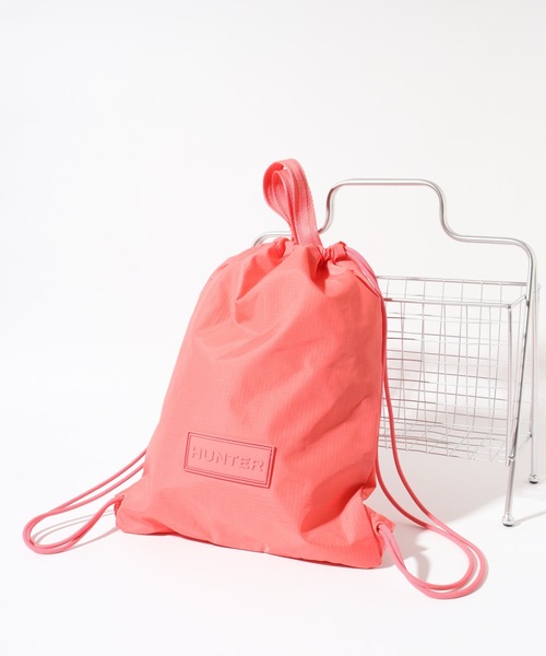 HUNTER ピンク トートバッグ HUNTER トートバッグ ピンク色