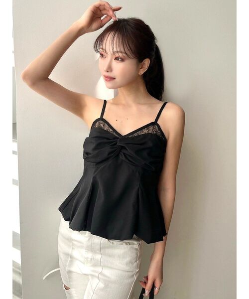 RESEXXY キャミソール ヘムバルーンキャミトップス「セットアップ着用