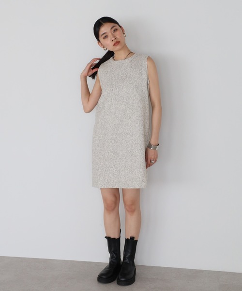ENC ワンピース tweed mini one piece / ツイードショート丈ワンピース