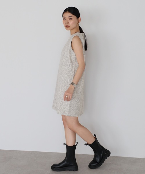 ENC ワンピース tweed mini one piece / ツイードショート丈ワンピース