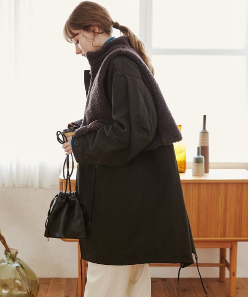 「ANGIE」 コート FREE ブラック レディース_画像7