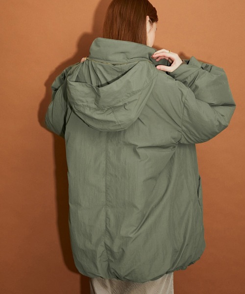 「MADEMOISELLE ROPE'」 ダウンコート FREE オフホワイト レディース_画像4