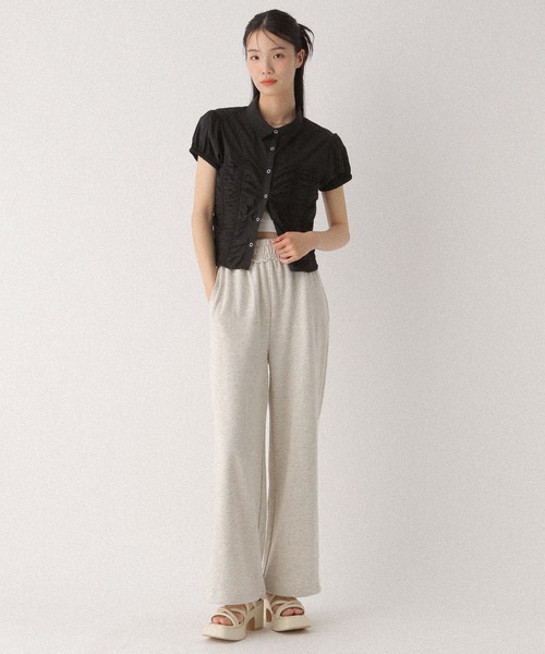 新品　エンフォルド 半袖 ギャザー入りシャツ38 新品 エンフォルド 半袖 ギャザー入りシャツ38 新品