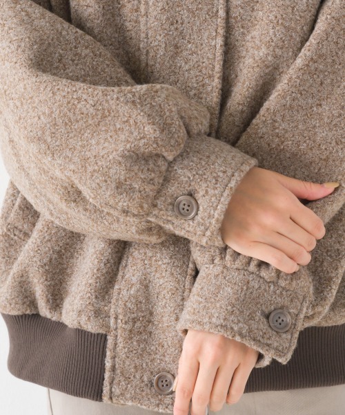 「OMNES」 ブルゾン FREE ブラック レディース_画像5