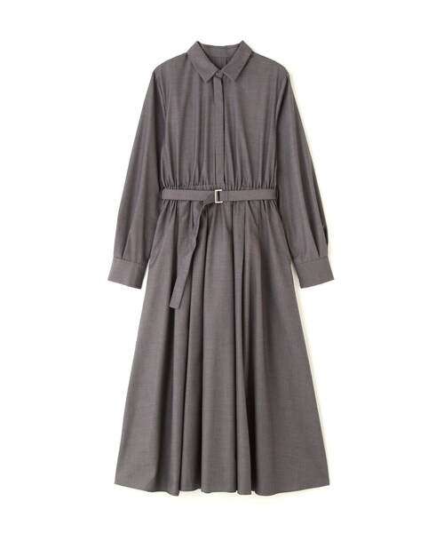 naturalbeautybasic シャツワンピース　カーキ NATURAL BEAUTY BASIC 「NATURAL BASIC」 シャツワンピース