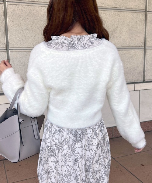 「apres jour」 長袖ニット X-LARGE アイボリー レディース_画像6