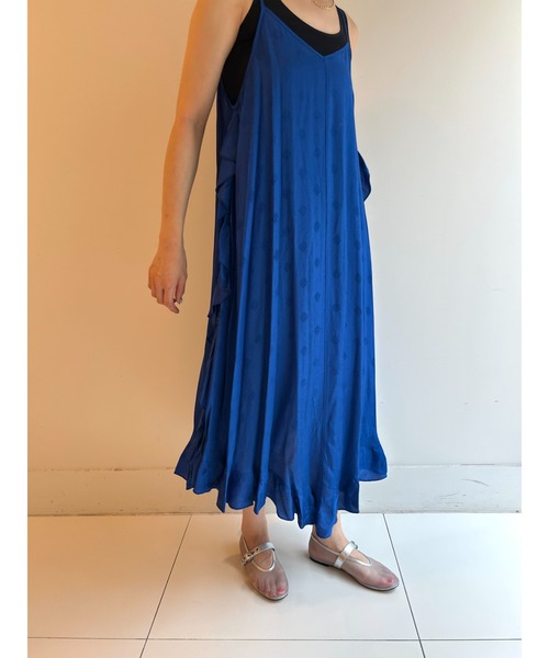 sara mallika（サラ マリカ） ワンピース CITY COLOR FRILL CAMI DRESS