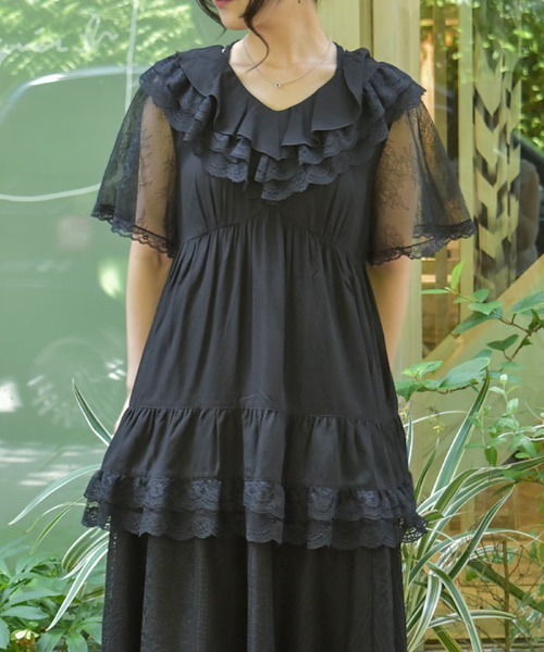 axes femme（アクシーズ ファム） チュニック ボリュームフリル