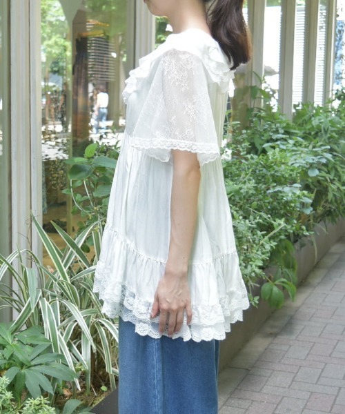 axes femme（アクシーズ ファム） チュニック ボリュームフリル