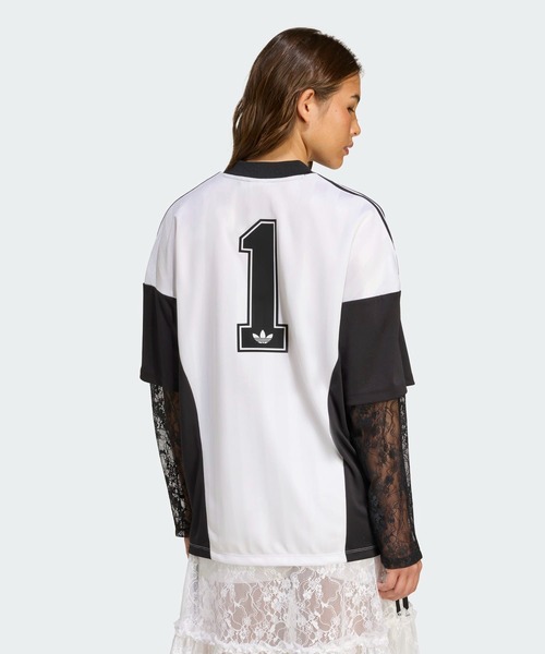 adidas tシャツ アディダス オリジナルス ロングスリーブ レース
