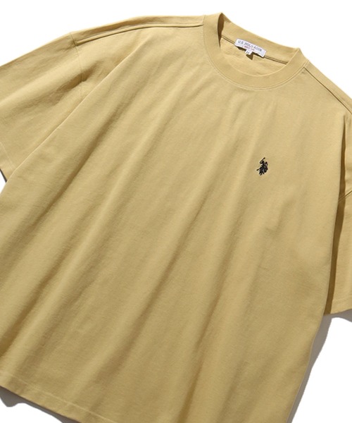 「U.S. POLO ASSN.」 半袖Tシャツ L ピンク メンズ