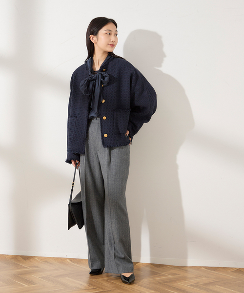 journal standard L'essage ジャケット ノーカラージャケット