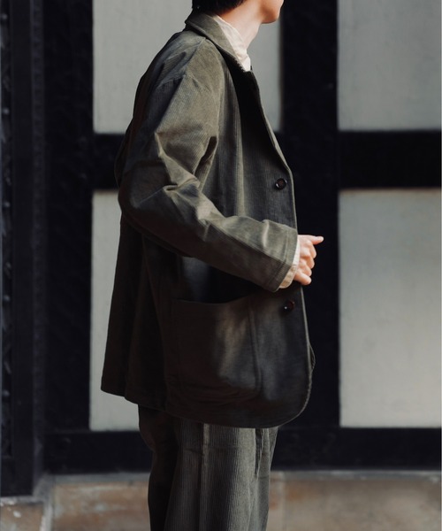 Art re A select」 「thesis」コーデュロイジャケット M カーキ メンズ