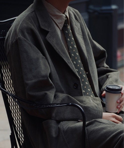 Art re A select」 「thesis」コーデュロイジャケット M カーキ メンズ