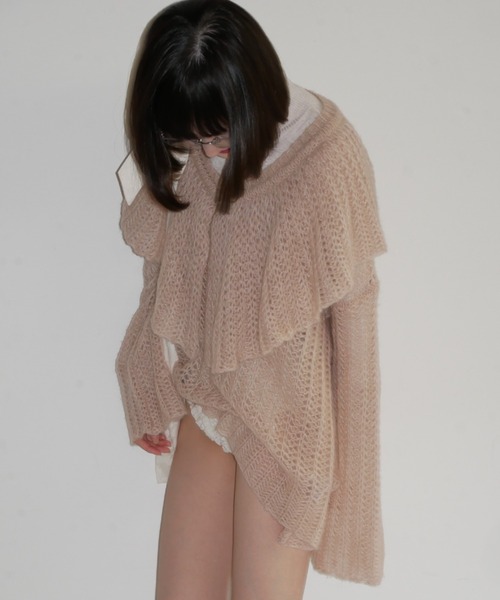 HONEY MI HONEY（ハニーミーハニー） ニット セーター frill collar