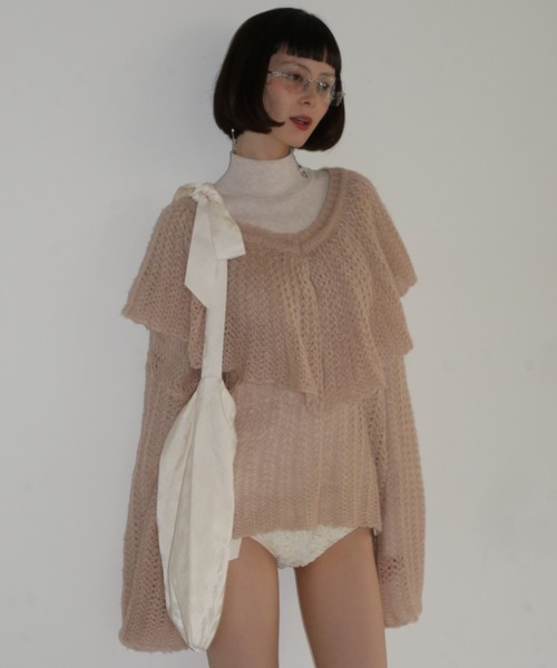 HONEY MI HONEY（ハニーミーハニー） ニット セーター frill collar