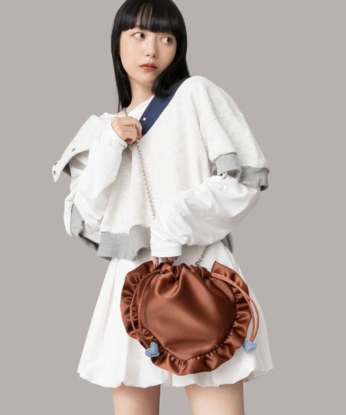 Casselini（キャセリーニ） ショルダーバッグ バッグ ハート巾着 