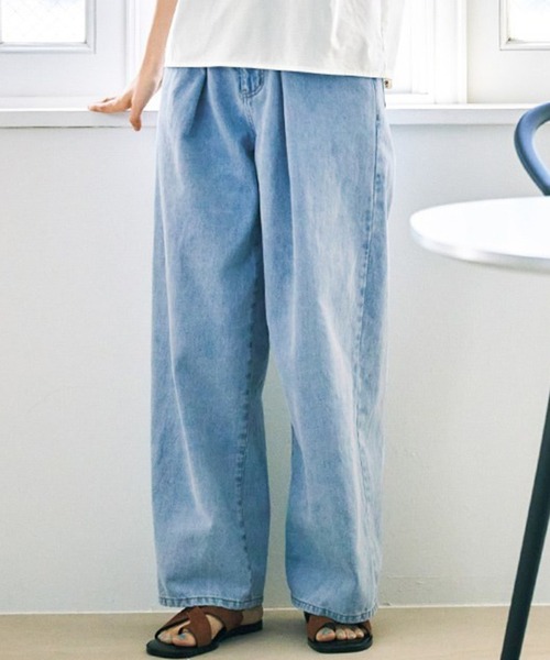 and myera（アンドマイラ） ワイドパンツ ジーンズ デニム デニム