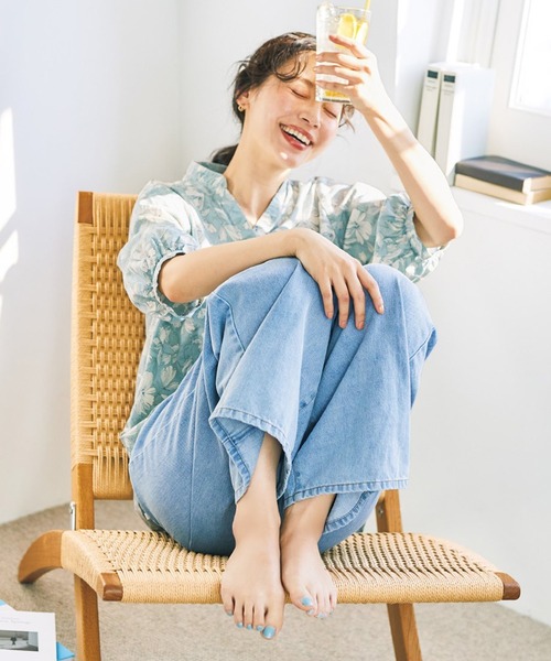 and myera（アンドマイラ） ワイドパンツ ジーンズ デニム デニム