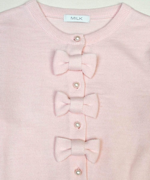 カーディガン トロワ Ribbon カーディガン レディースの画像