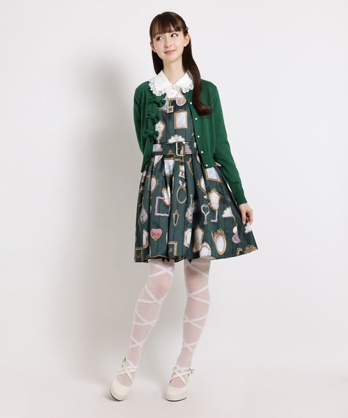 カーディガン トロワ Ribbon カーディガン レディースの画像