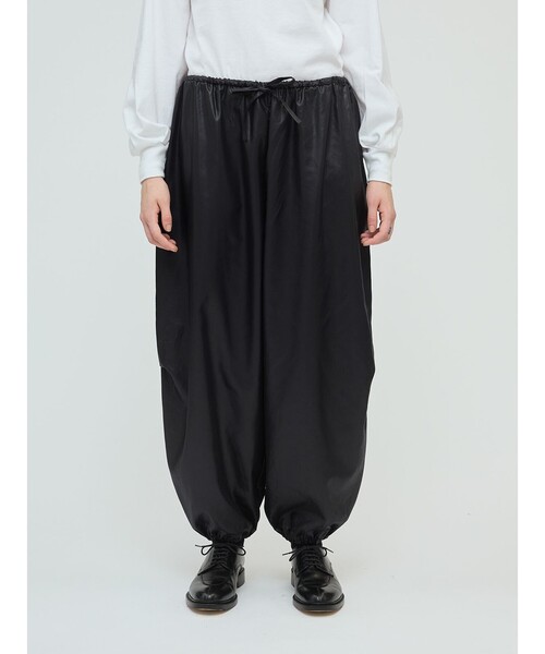 mizuiroind（ミズイロインド） パンツ グロッシードローストリングヘム