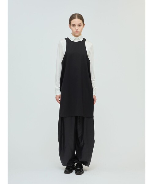 mizuiroind パンツ mizuiro ind グロッシードローストリングヘム
