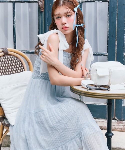 OLIVE des OLIVE（オリーブデオリーブ） ワンピース ティアード