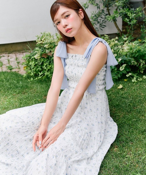 OLIVE des OLIVE（オリーブデオリーブ） ワンピース ティアード