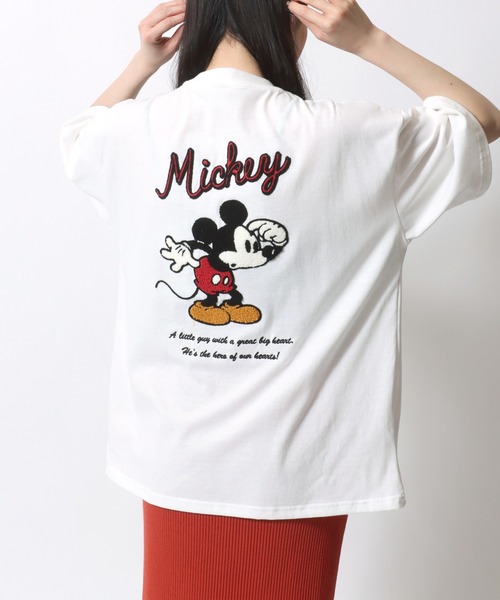 「Disney」 半袖Tシャツ M ホワイト レディース