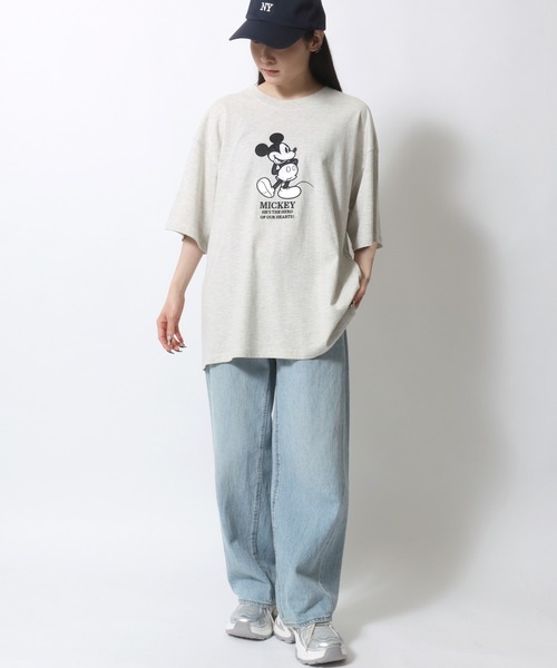 「Disney」 半袖Tシャツ M ホワイト レディース