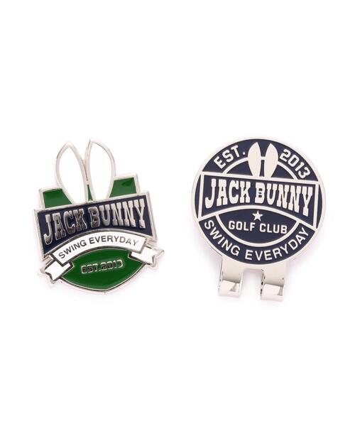 JACK BUNNY ロゴプリント セットアップ Jack Bunny!! ゴルフ 「Jack Bunny!!」エンブレムクリップ