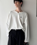 tシャツ 「韓国トレンド。」ポンチ素材Vネック...の詳細画像5