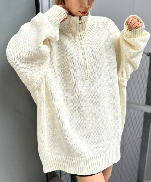 CIAOPANIC（チャオパニック） 長袖ニット L ホワイト レディース