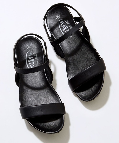 TODAYFUL フラットトングサンダル　ブラック　37 todayfulサンダル トングサンダル フラットサンダル - メルカリ