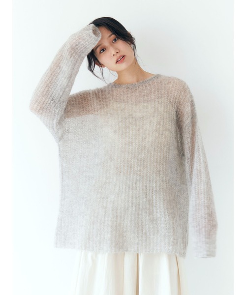 ADORE　アルパカ混 ウール　ニット　重ね着　アイボリー 楽天市場】【全品対象☆まとめ買い3点以上で使える 7%OFF