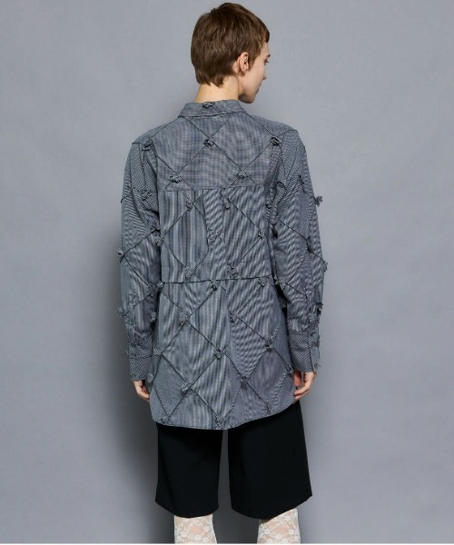 MAISON SPECIAL ブラウス シャツ Multiway Fly Flower Shirt
