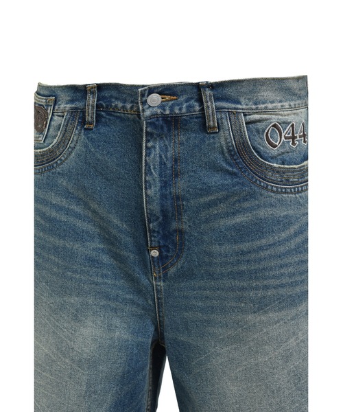 BREATH ジーンズ CHAIN EAGLE PATCH DENIM PANTS メンズ : ZOZOTOWN