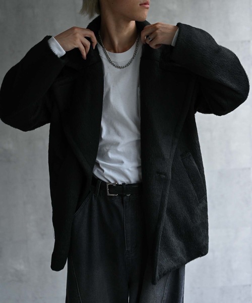 crewre★クルーレ★マイルドシャギーウールPコート/サイズ1 crewre online shop / マイルドシャギーウールPコート