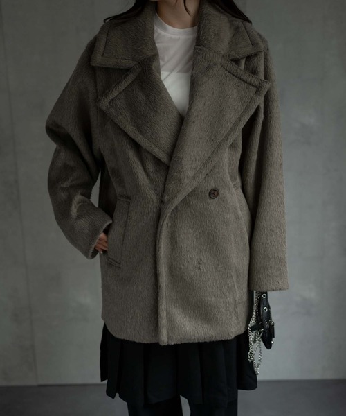 CREARE -LINO- pコート ピーコート 「ユニセックス商品」シャーギー