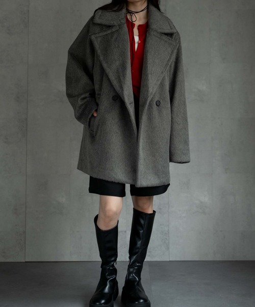 CREARE -LINO- pコート ピーコート 「ユニセックス商品」シャーギー