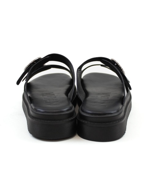 「VIVIAN」 フラットサンダル M ブラック レディース_画像6