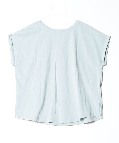 [GLOBAL WORK] трикотаж с коротким рукавом L голубой женский 