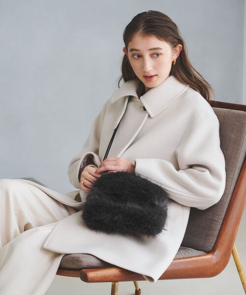 UNITED ARROWS ファーバッグ UNITED ARROWS ショルダーバッグ バッグ フェイクファー