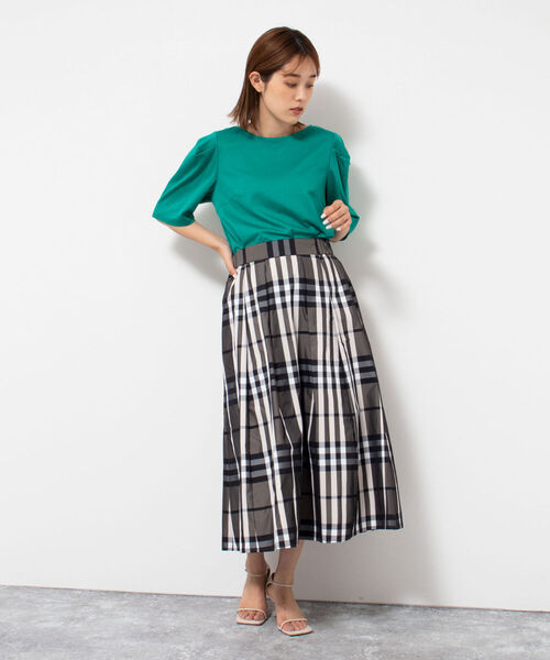 「NOLLEY'S」 半袖カットソー 38 ネイビー レディース_画像2