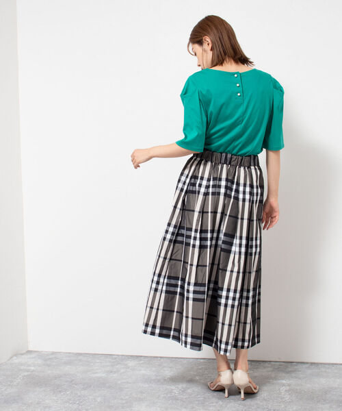 「NOLLEY'S」 半袖カットソー 38 ネイビー レディース_画像4