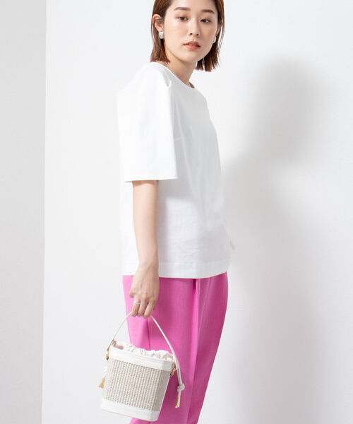 「NOLLEY'S」 半袖カットソー 38 ネイビー レディース_画像8