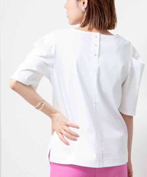 「NOLLEY'S」 半袖カットソー 38 ネイビー レディース_画像9